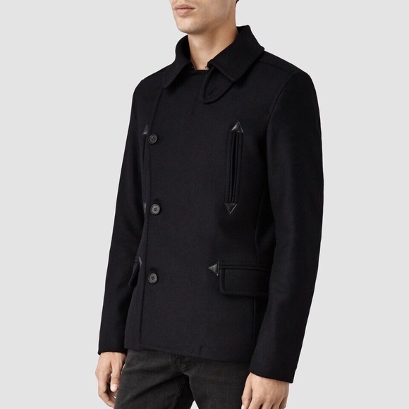 All Saints Wool Coat - Picture 3 of 3